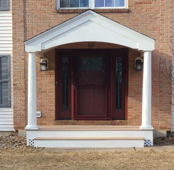after front porch