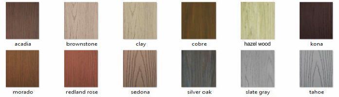 azek decking colors