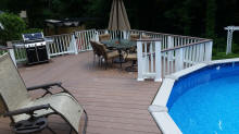 azek pool deck composite decking ct deck pro