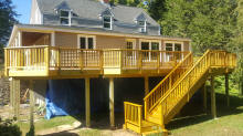 custom PT treated deck specialists inc deck