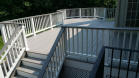 custom azek composite gray pvc vinyl decking cool floor pattern ct deck pro