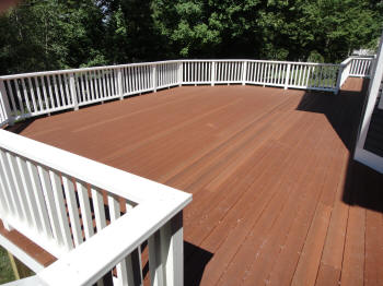evergrain composite deck renovation after