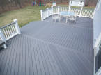 gray composite deck evergrain decking