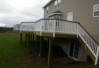 treated deck in granby ct
