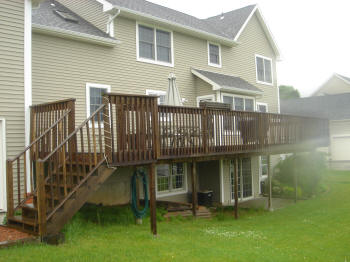 large ipe deck in glastonbury ct