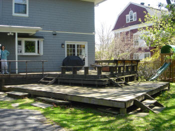 treated deck in hartford