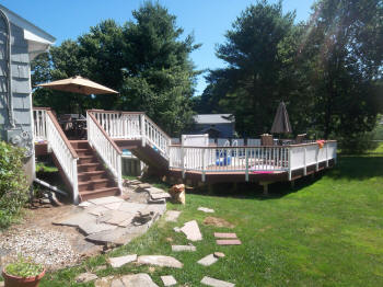 vernon composite pool deck after