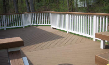 weathered wood evergrain compoiste deck specialists inc after