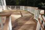 ipe decking no oil custom shape