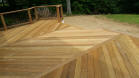 ipe deck with custom ipe trellis pergola deck specialists inc ctdeck builders