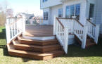 large ipe deck stadium stairs